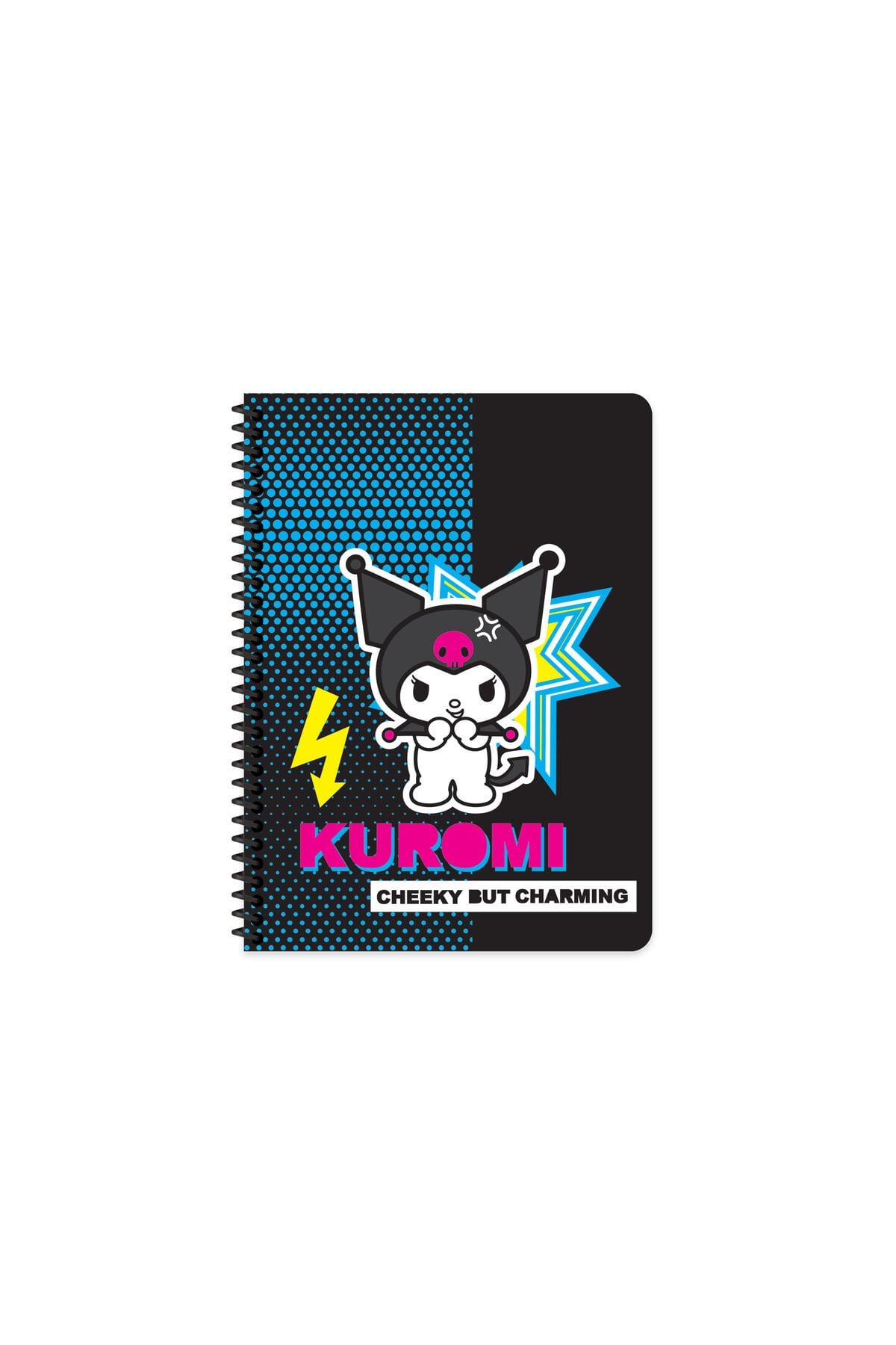 Keskin Color Kuromi Kareli Defter | 16,5 x 22,5 cm | Spiralli – 80 Yaprak Mavi