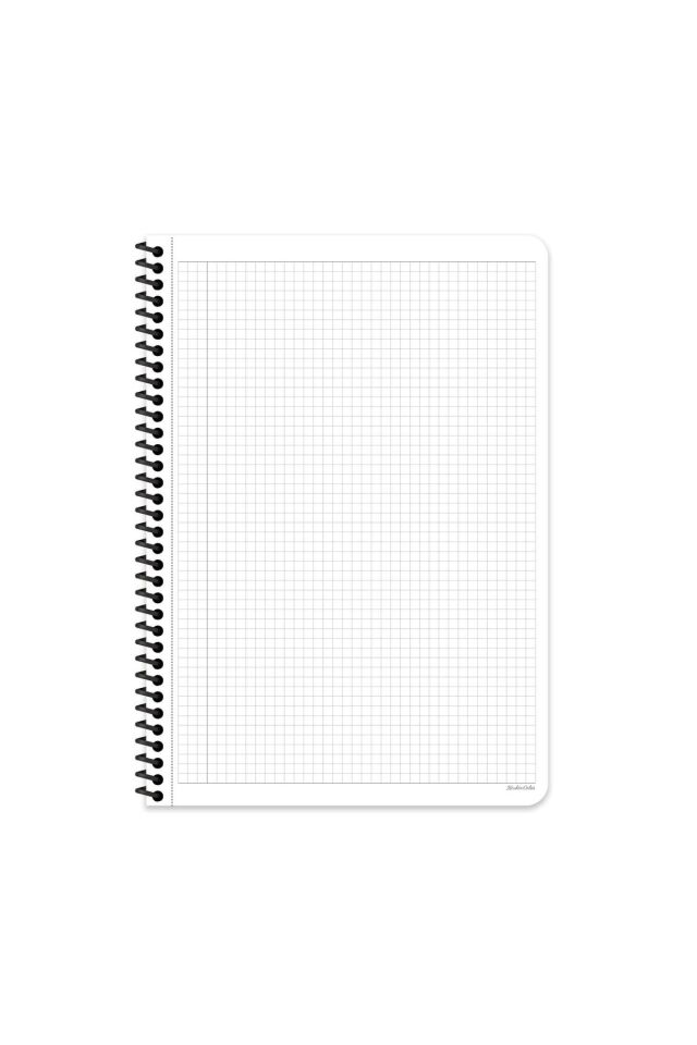 Keskin Color Kuromi Kareli Defter Seti 2 Adet | 16,5 x 22,5 cm | Spiralli – 80 Yaprak Siyah - Pembe
