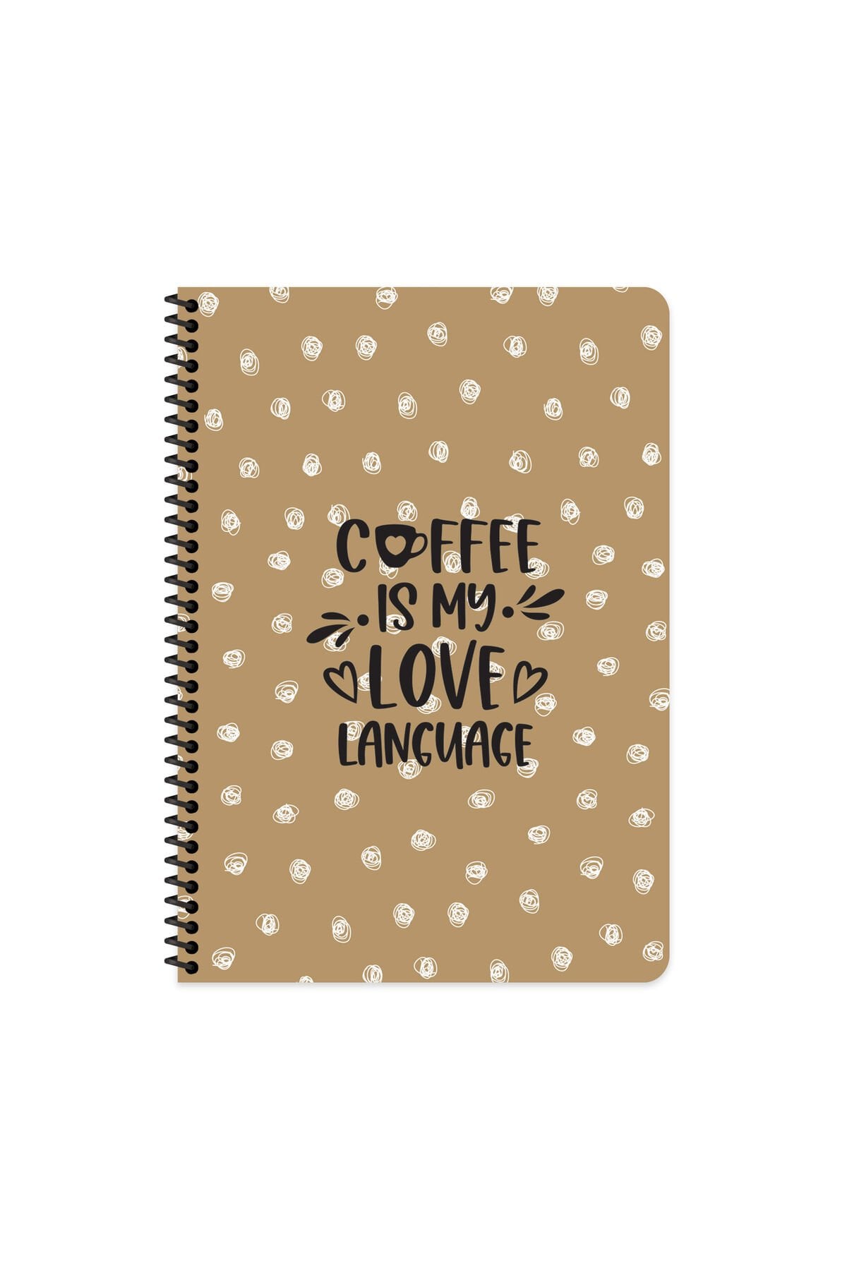 Keskin Color 16.5 x 22.5 Çizgili Spiralli Defter – Coffee Yeşil