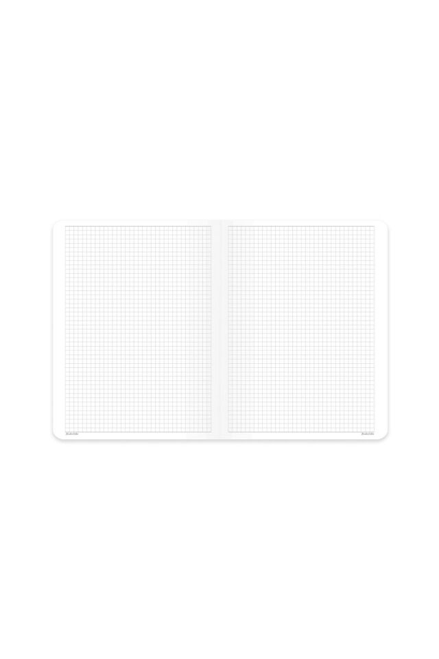 Keskin Color Kareli Stickerli Kraft Kapak 6'lı Defter Set | 18,5 X 26 Cm | 50 Yaprak Turuncu - Kırmızı