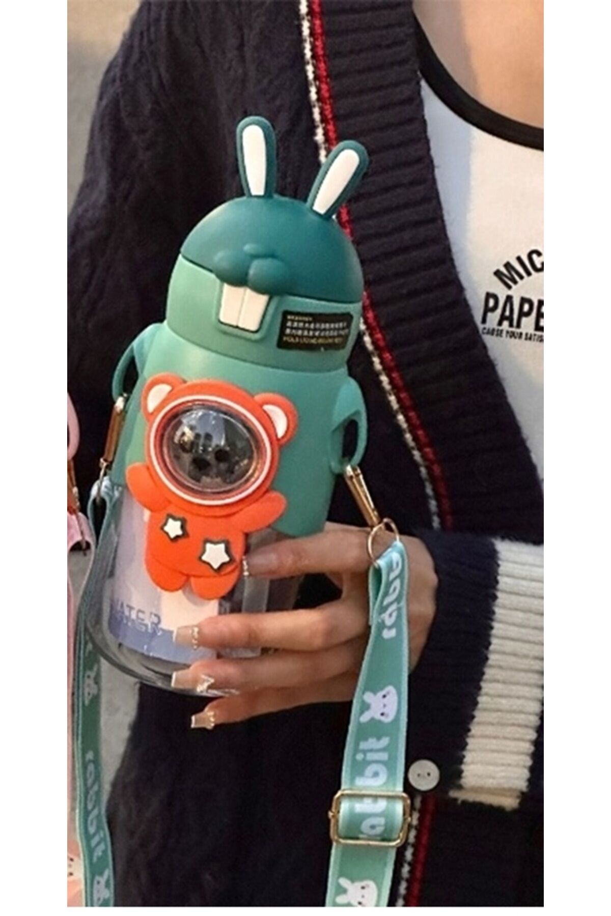 Toptan Tavşan Tasarımlı Su Matarası?