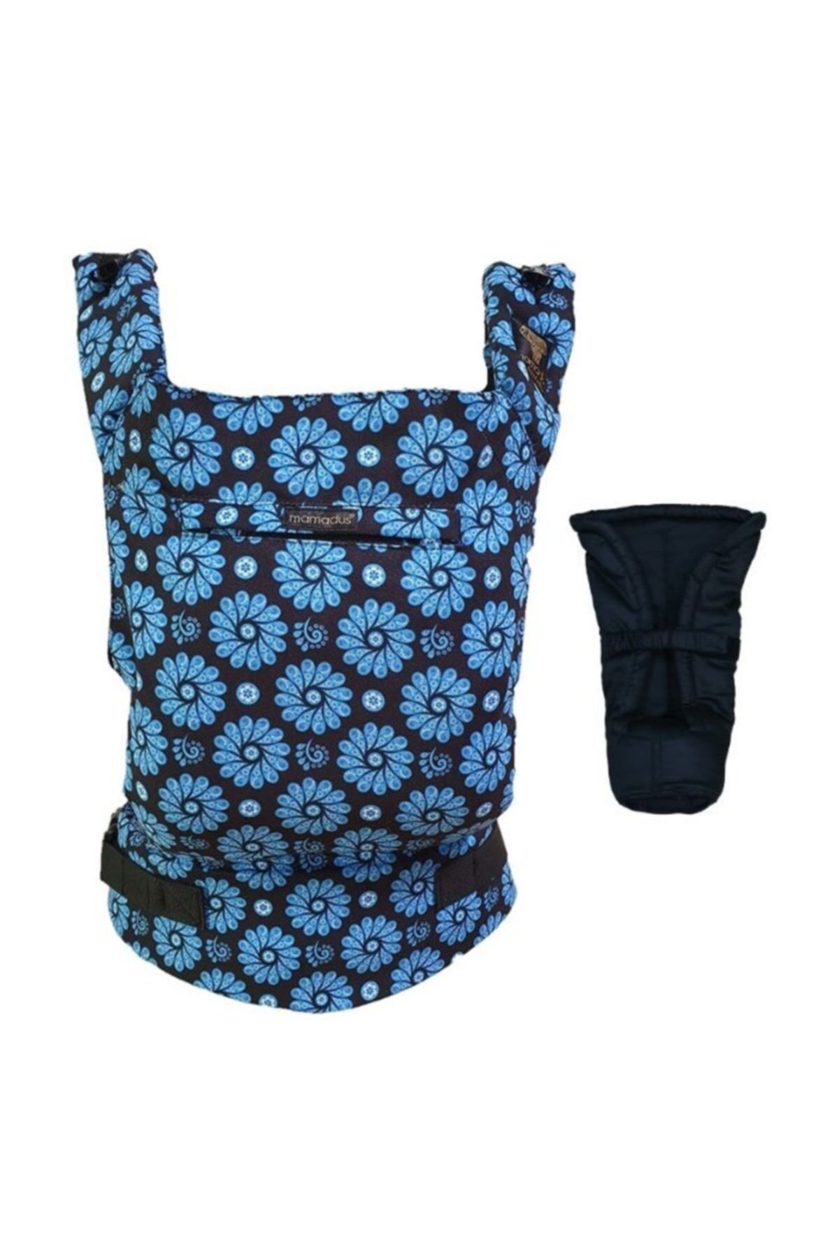 Mavi Çiçekler Ergonomik Kanguru Nocolor-8Bb83065