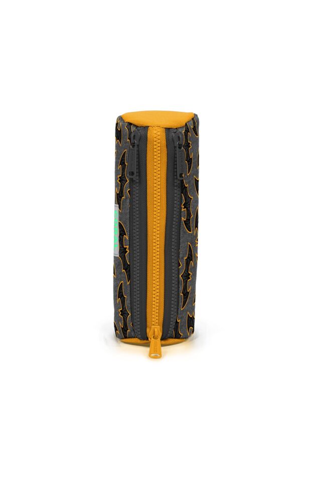 Kids Gri Hardal Üç Bölmeli Kalem Çantası