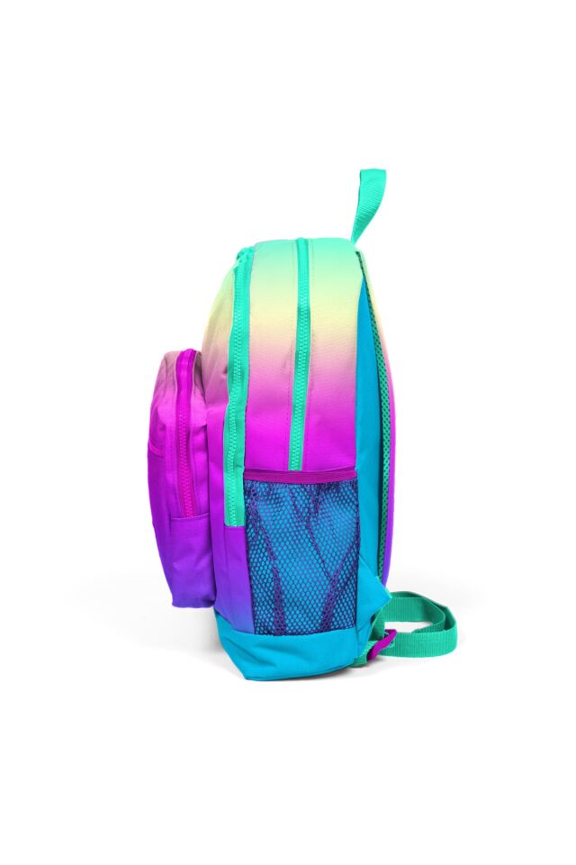 Adalinhome Kids Dört Bölmeli Renkli Ilkokul Çantası