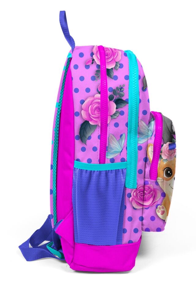 Kids Pembe Köpek Desenli Okul Sırt Çantası 23750