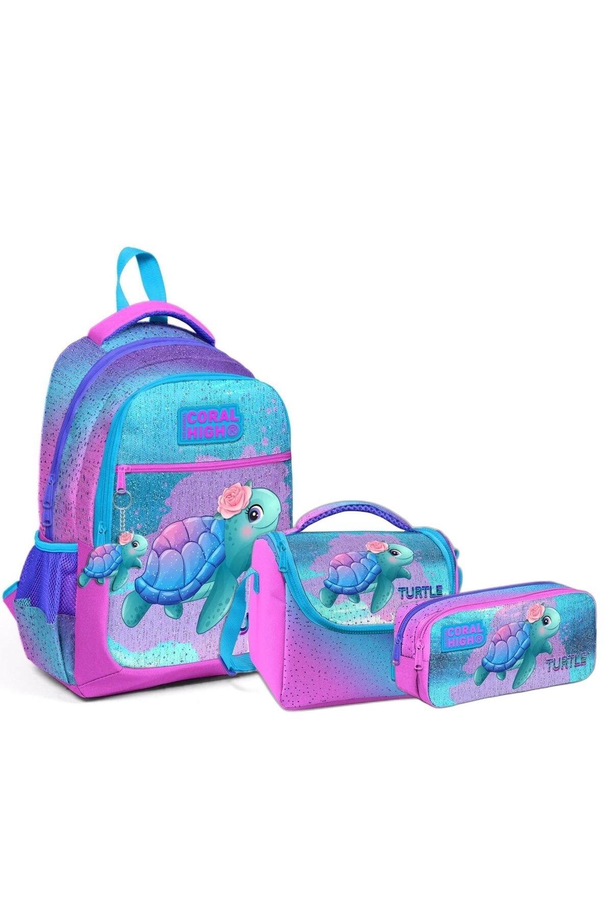 3 Bölmeli Çanta Seti