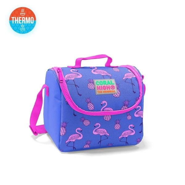 Coral High Kids Lavanta Pembe Flamingo Desenli Thermo Beslenme Çantası 22855