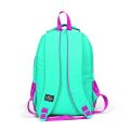 Coral High Kids Su Yeşili Pembe Simli Flamingo Desenli Üç Bölmeli Okul Sırt Çantası 14382