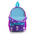Minik Yuva Sırt Çantası Mor Pembe Kedi Desenli İki Bölmeli 23328