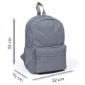 Minik Yuva Sırt Çantası Mor Pembe Kedi Desenli İki Bölmeli 23328