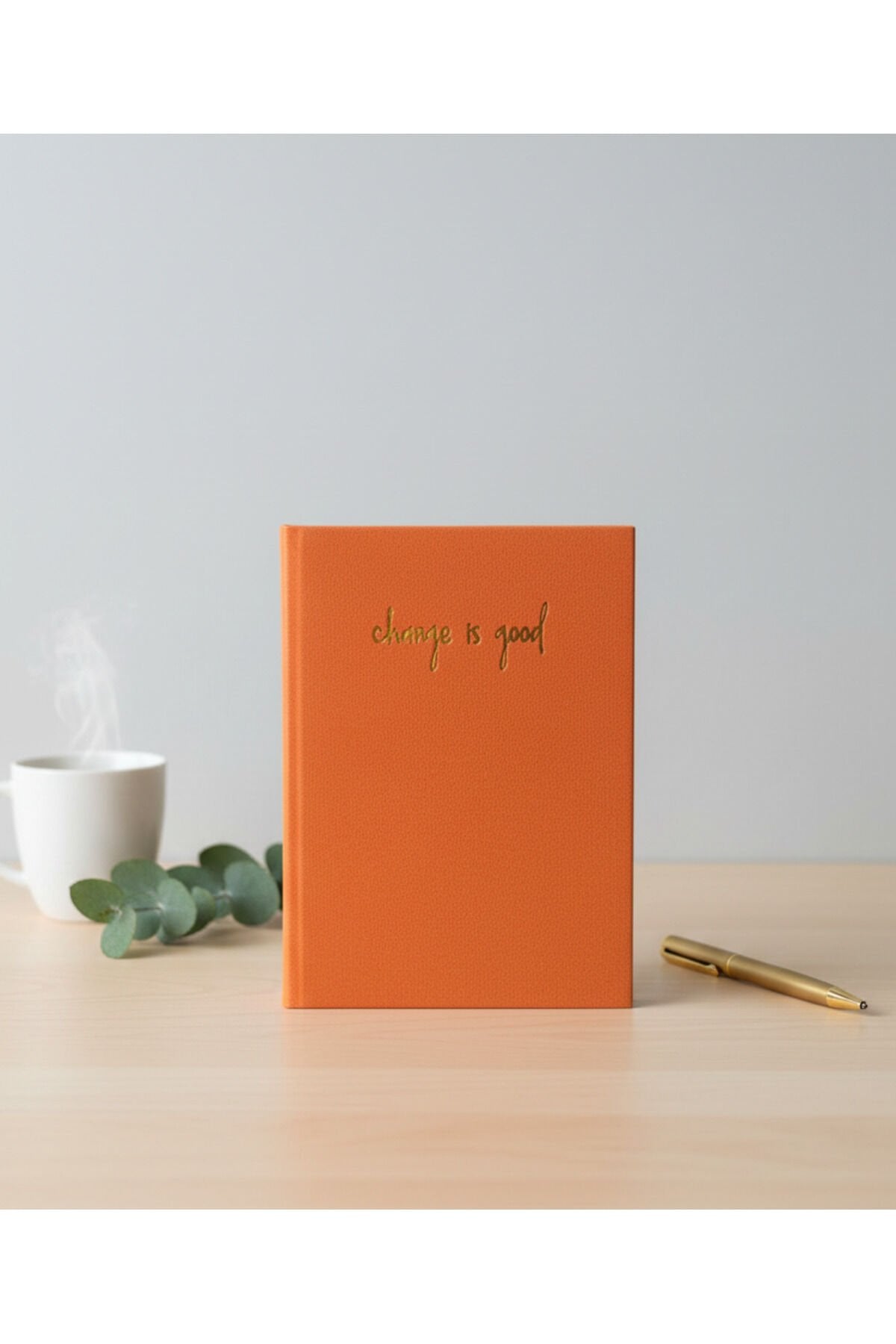 Lizy Süet Dokulu Çizgili Defter – Günlük ve Not Defteri / 14x20 cm/ 168 Yaprak Turuncu