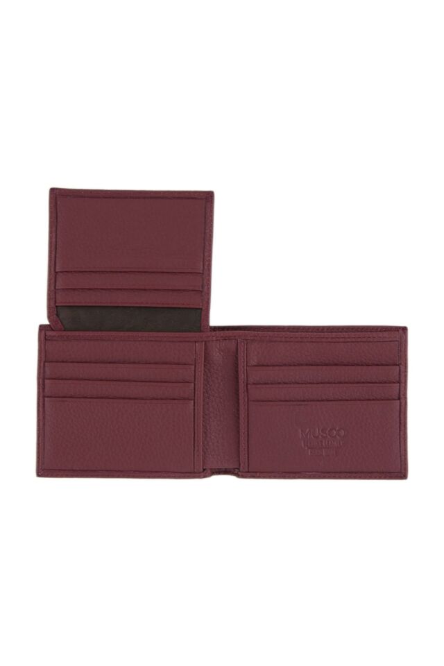 Hakiki Deri Erkek Cüzdan 1245 Bordo