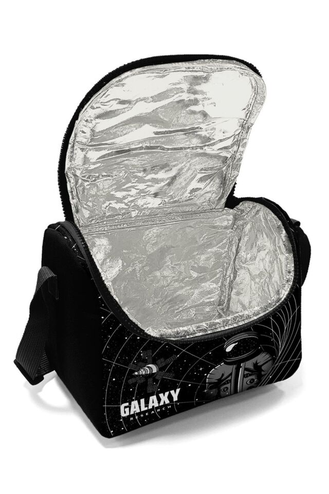 Siyah Galaxy Desenli 3’lü Okul Çanta Seti SET0123644 Antrasit Gri
