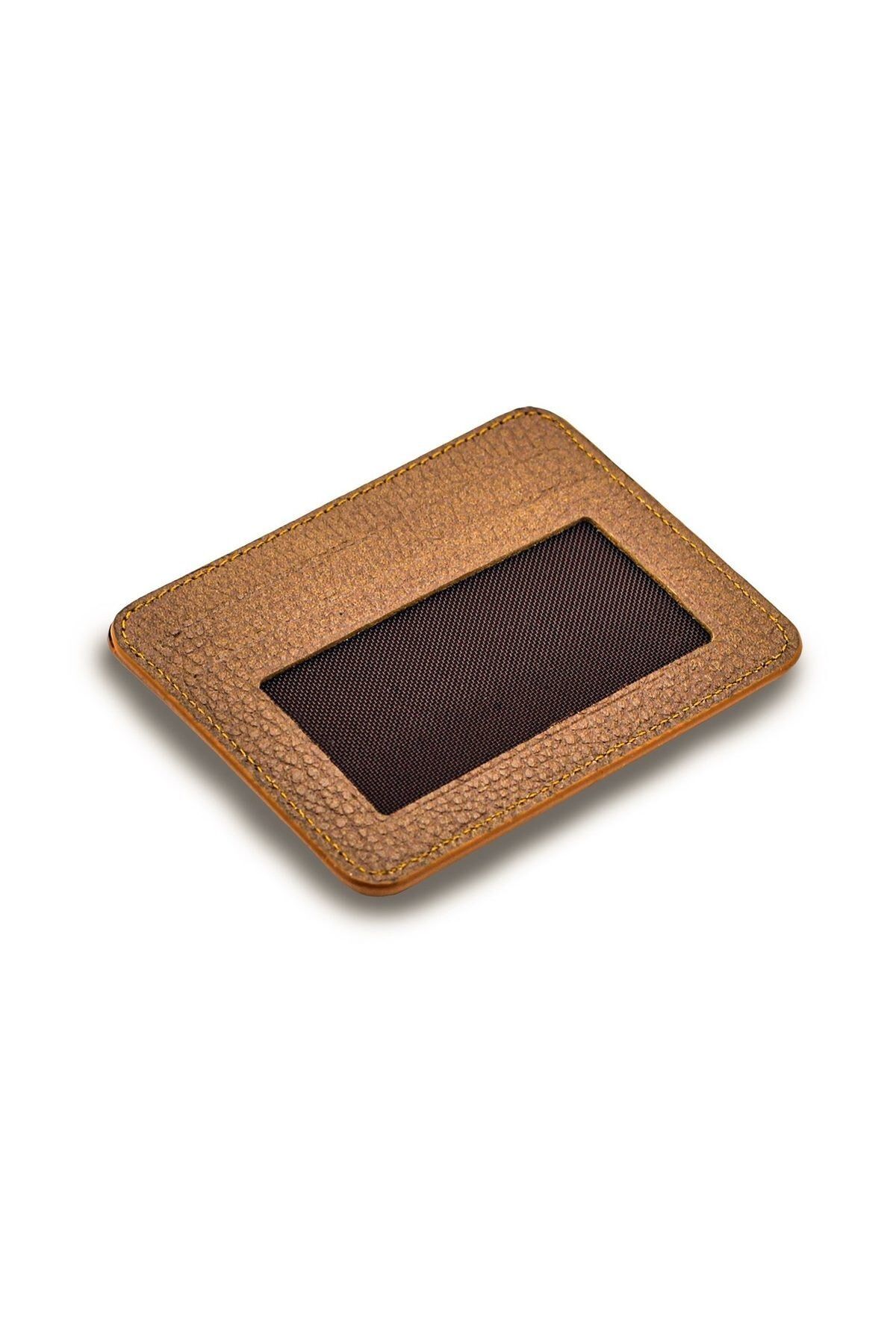 Unisex Hakiki Deri Kartlık 1107 ADMSCZ1107 Taba