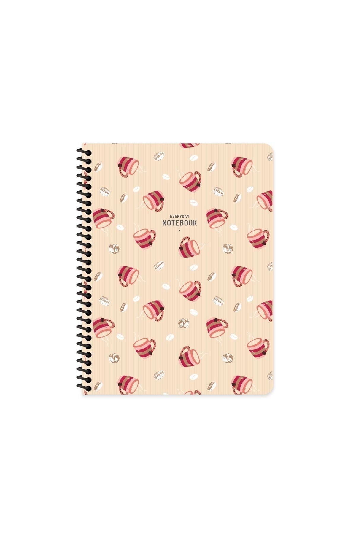 16.5x22.5 Kareli Defter Coffee - Turuncu