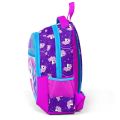 Coral High Kids Mor Pembe Unicorn Desenli Simli Üç Bölmeli Okul Sırt Çantası 23492