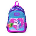 Coral High Kids Mor Pembe Unicorn Desenli Simli Üç Bölmeli Okul Sırt Çantası 23492