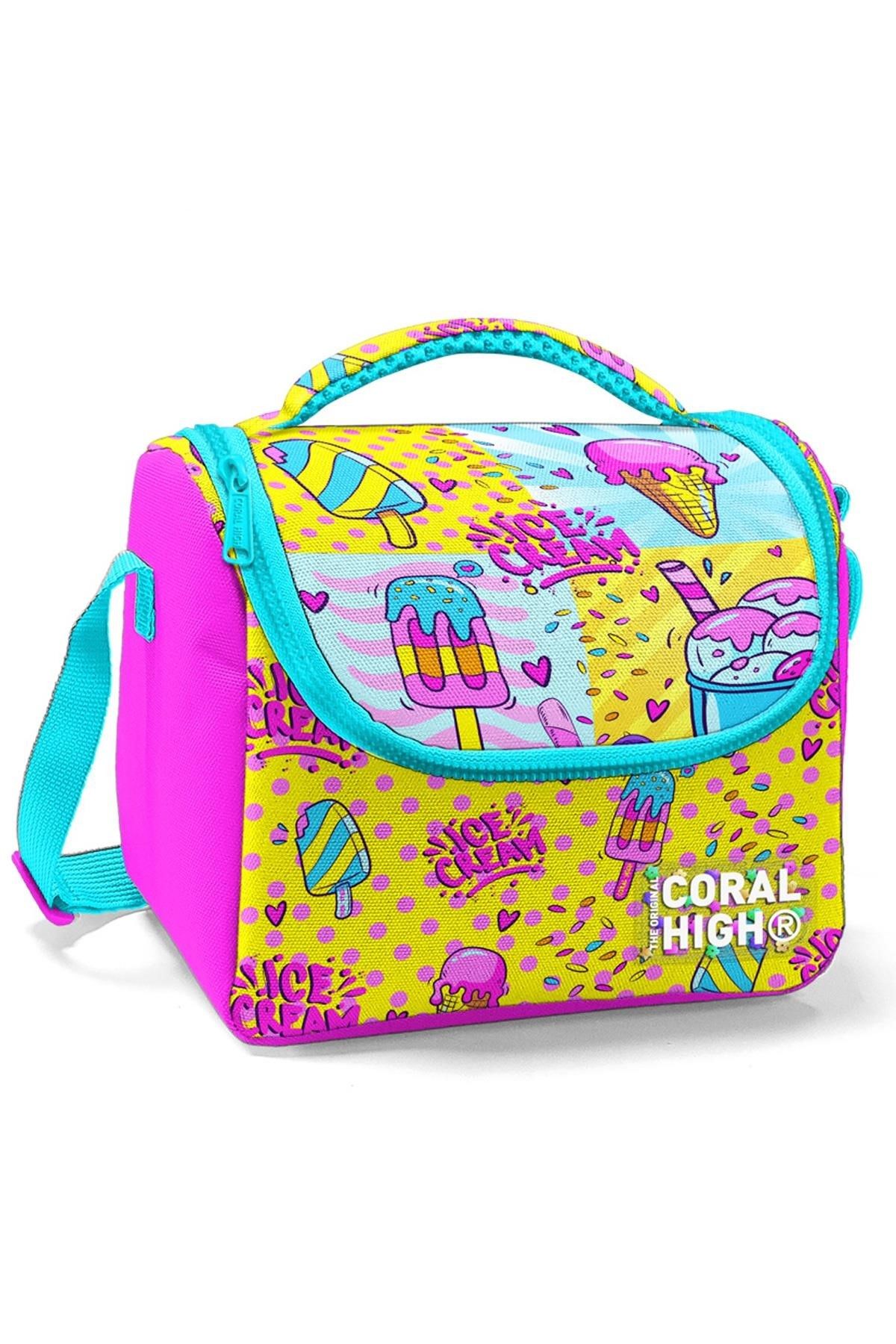 Coral High Kids Mixed Dondurma Desenli Thermo Beslenme Çantası 11878