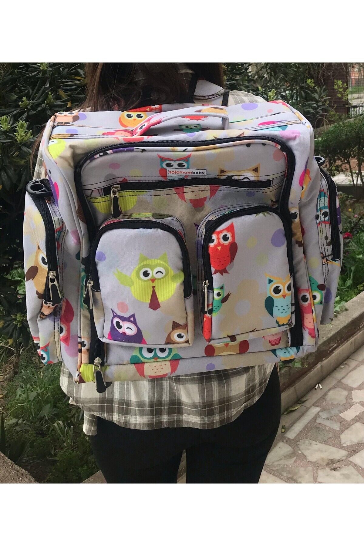 Çok Amaçlı Anne Bebek Bakım Çantası Yeşil