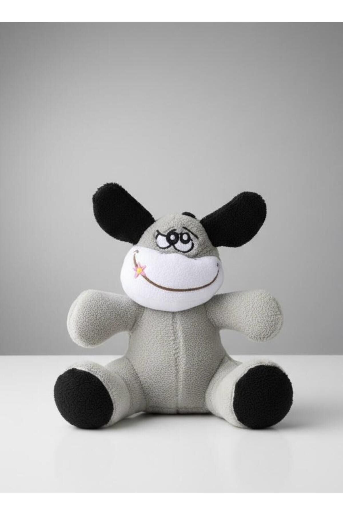 Atakids Sevimli Peluş Eşek Oyun Arkadaşı – Üzgün Eşek - Özür Dilerim Diyen Sevimli Dost 25 cm Gri