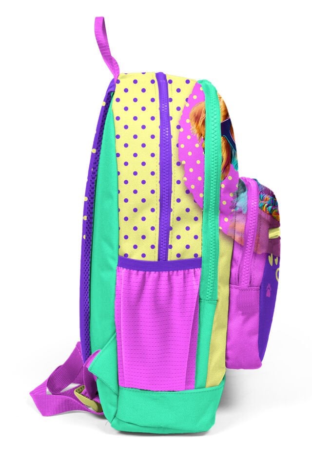 Gözlüklü Köpek Desenli Okul Çantası 23752