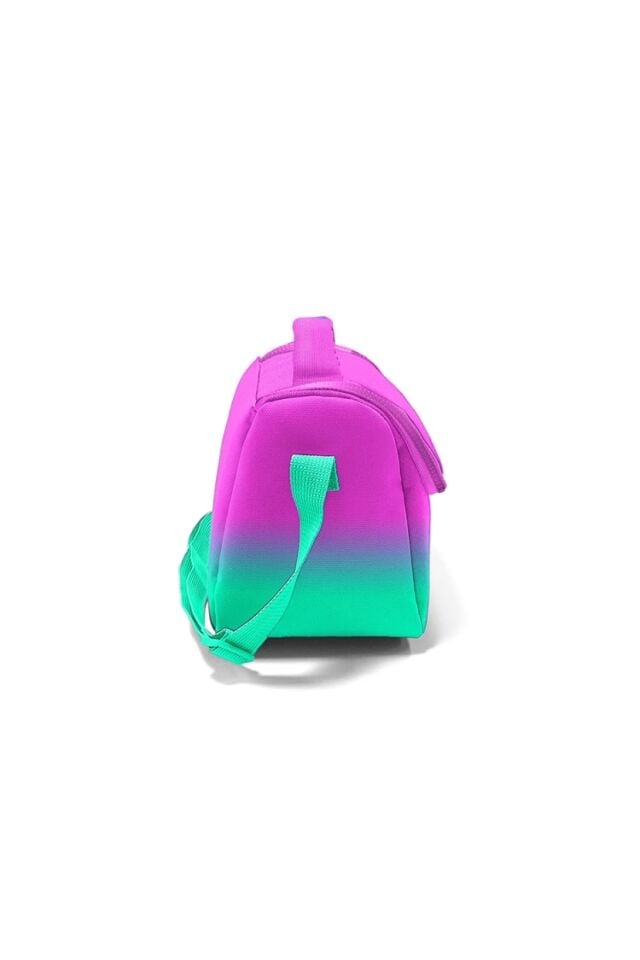 11874 KIDS PEMBE SU YEŞİLİ RENK GEÇİŞLİ THERMO BESLENME ÇANTASI