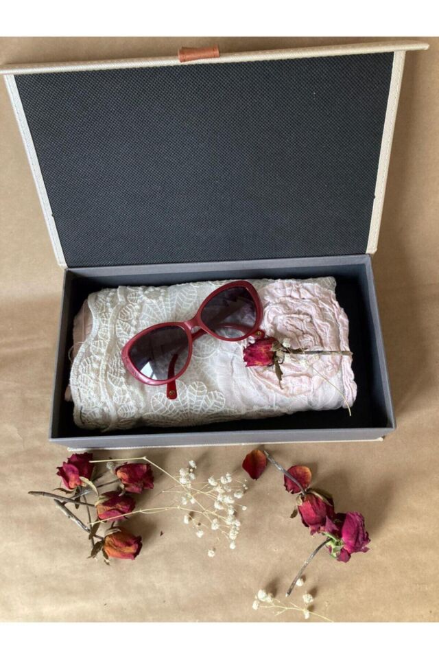 Çok Amaçlı Deri Kaplamalı Aksesuar Takı Kutusu Pembe Pembe