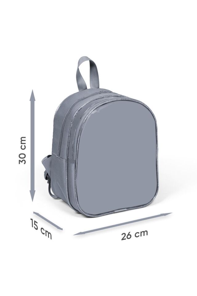 Kral Şakir Anaokul Kreş Yuva Sırt Çantası Koyu Pembe Iki Bölmeli 33103