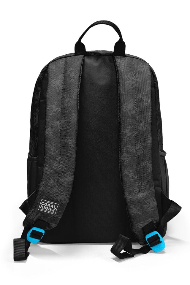 Coral High Siyah Drone Desenli 3’lü Okul Çanta Seti SET0123691