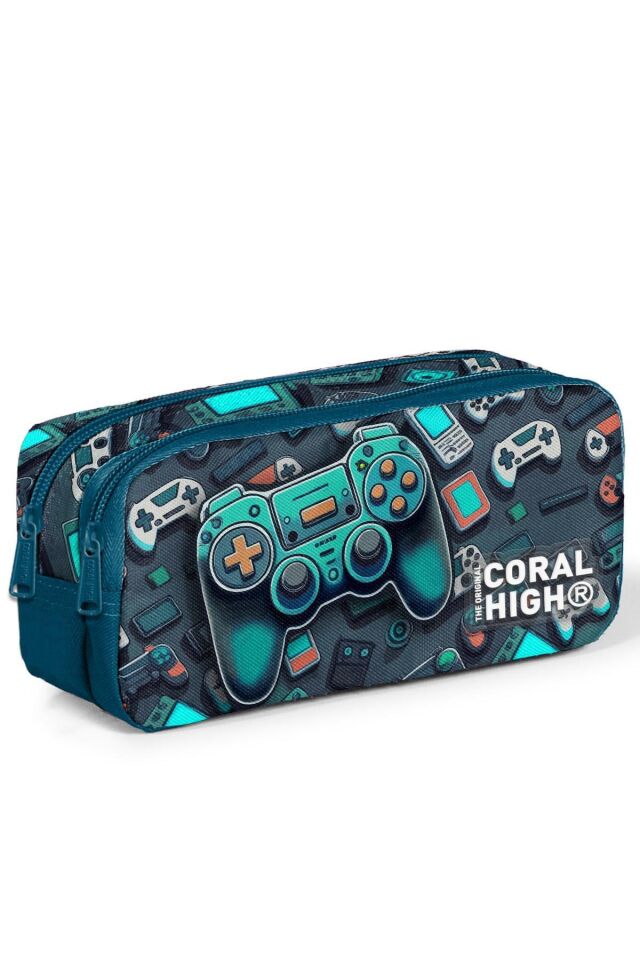 Coral High Kids Nefti Gamer Desenli 3’lü Okul Çanta Seti SET0114423