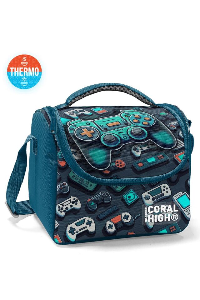 Coral High Kids Nefti Gamer Desenli 3’lü Okul Çanta Seti SET0114423
