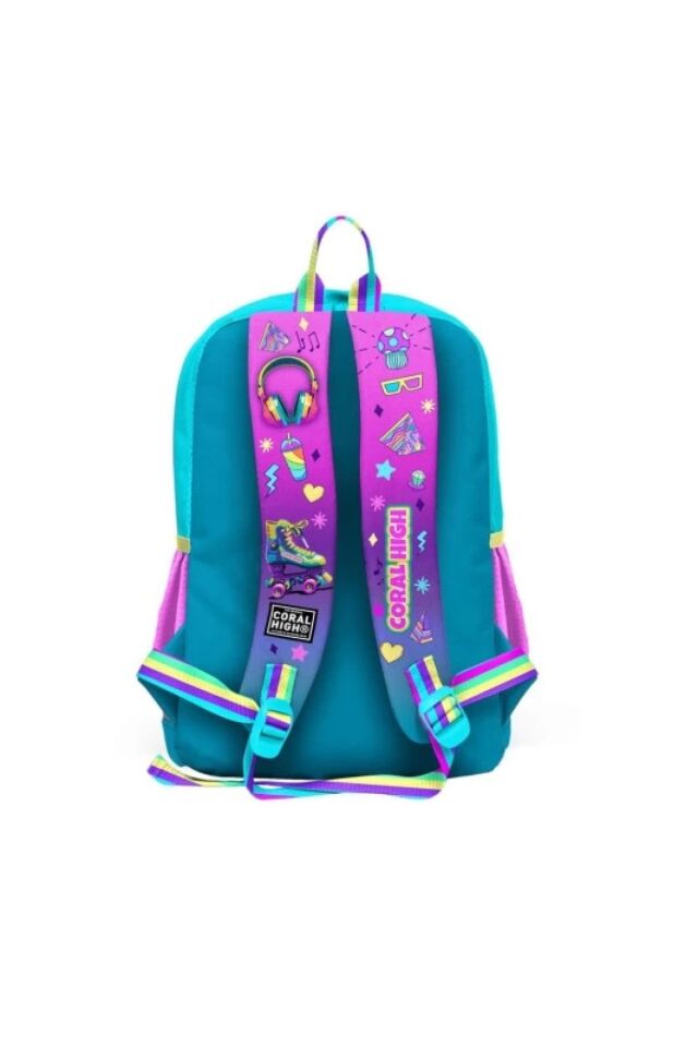 Paten Ve Kulaklık Desenli Okul Çantası 23754