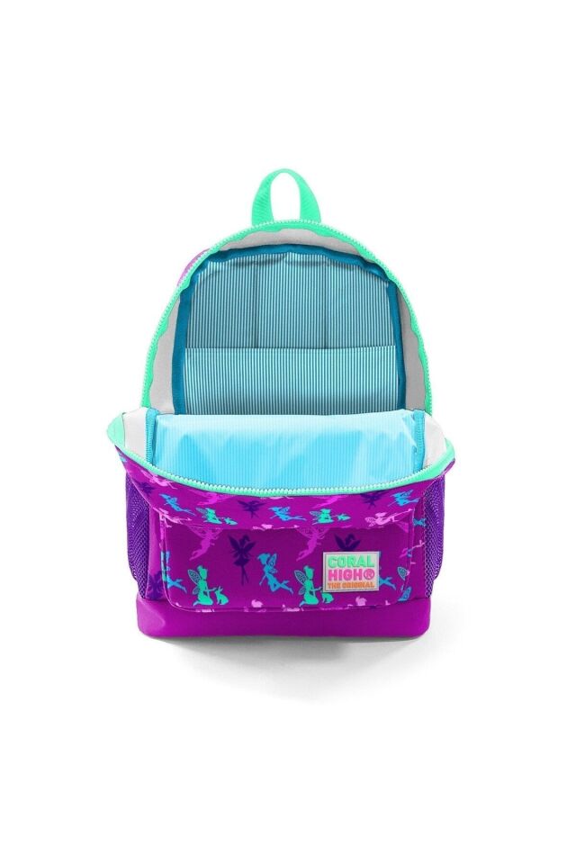İlkokul Sırt Çantası ve Beslenme Seti - Mor Peri Kız Çocuk