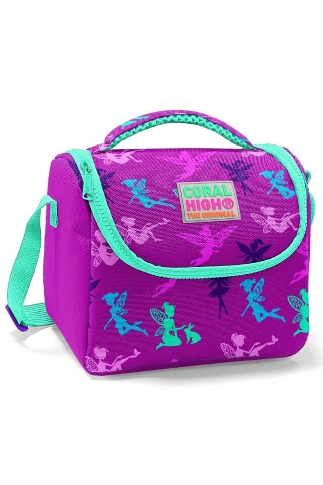 İlkokul Sırt Çantası ve Beslenme Seti - Mor Peri Kız Çocuk