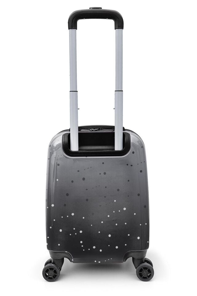 Coral High Kids Koyu Gri Siyah Dinozor Desenli Çocuk Valizi 16757