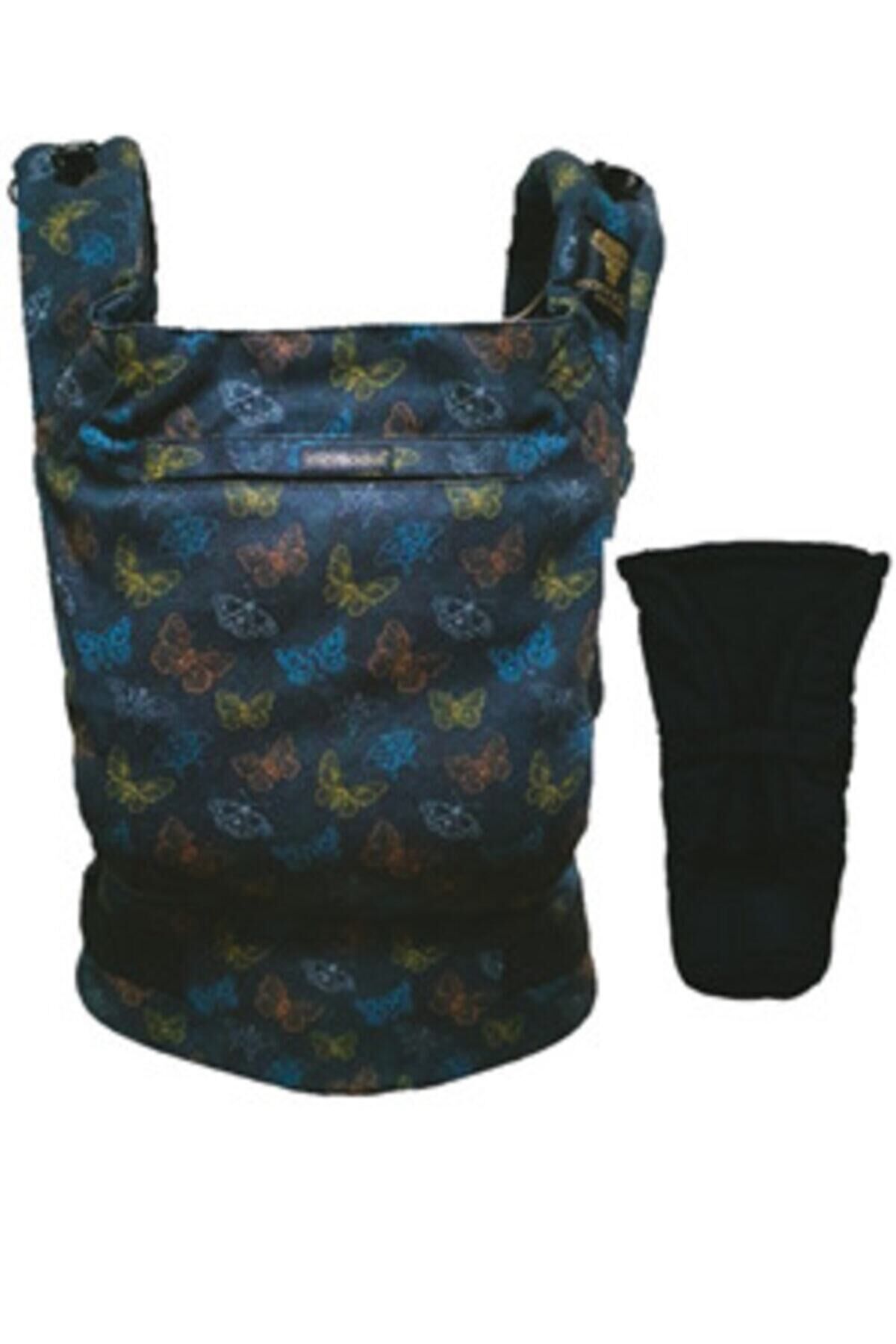 Premium Renkli Kelebekler Ergonomik Kanguru Yenidoğan Set