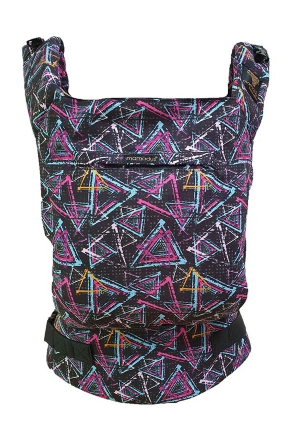 Premium Renkli Üçgenler Ergonomik Kanguru Yenidoğan Set