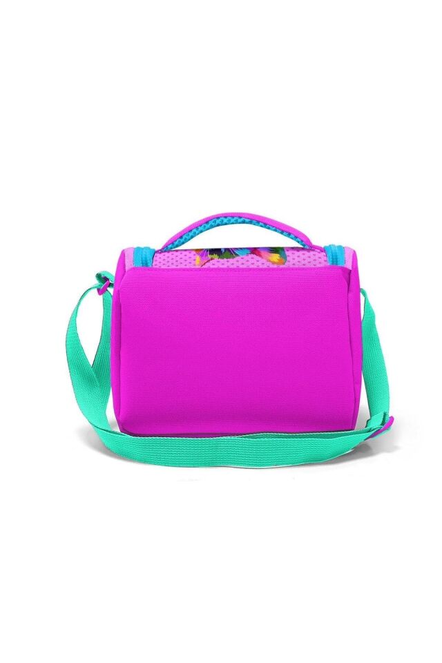 Kids Pembe Mavi Simli Kedi Desenli 3’lü Okul Çanta Seti Set014387