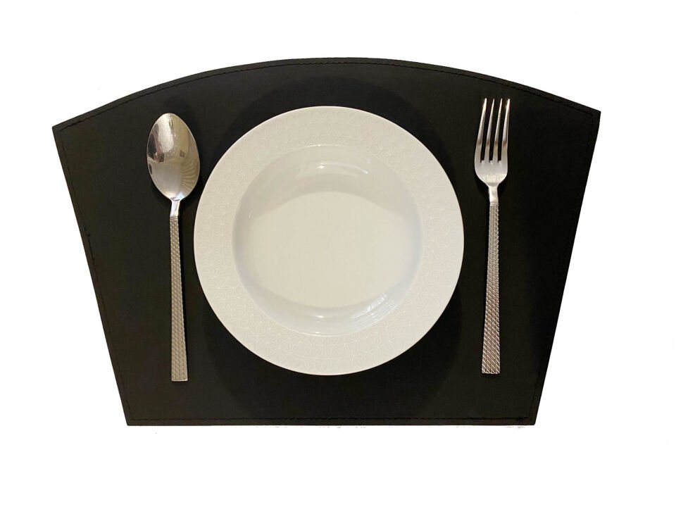 Adalinhome 4'lü Çift Taraflı Deri Amerikan Servisi Runner