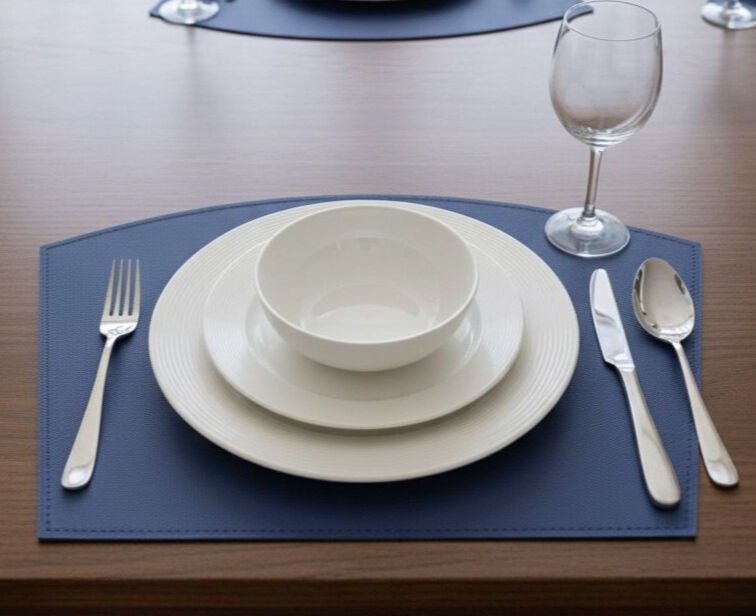 Adalinhome 4'lü Çift Taraflı Deri Amerikan Servisi Runner