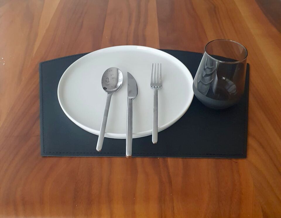 Adalinhome 6'lı Çift Taraflı Deri Amerikan Servisi Runner