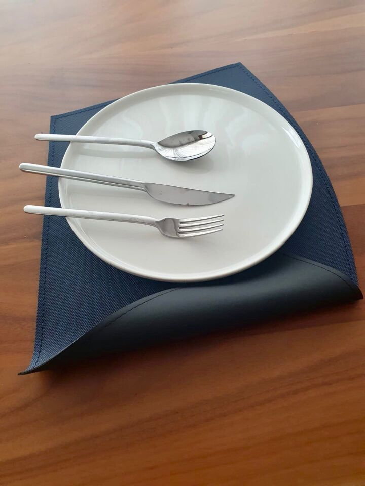 Adalinhome 6'lı Çift Taraflı Deri Amerikan Servisi Runner