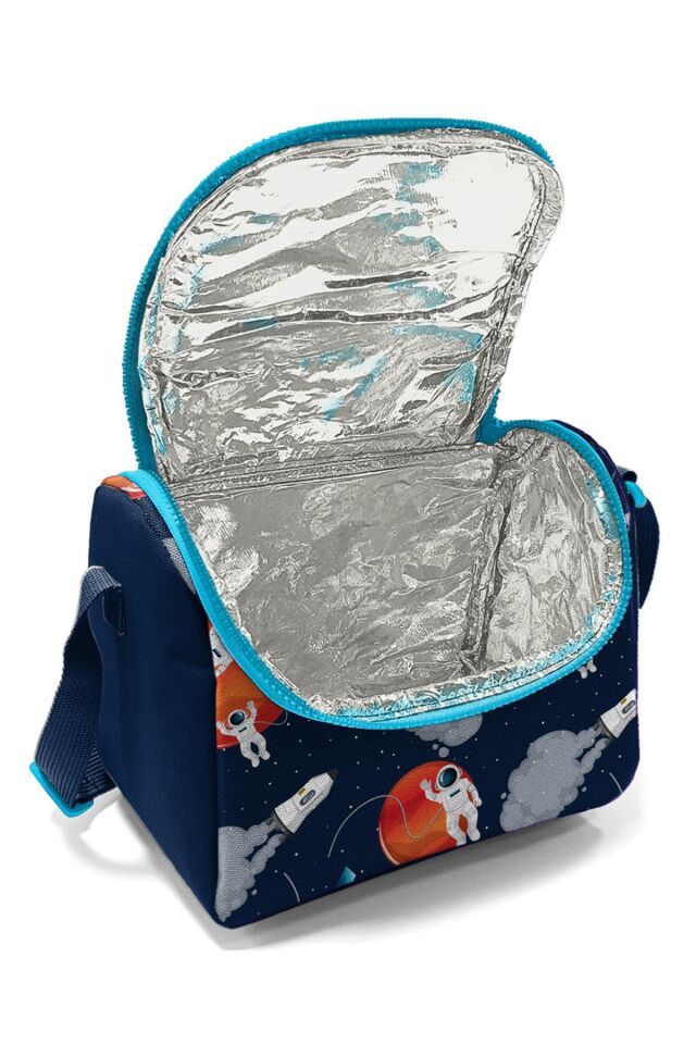 Kids Lacivert Mavi Astronot Desenli 3'lü Okul Çanta Seti SET0123660
