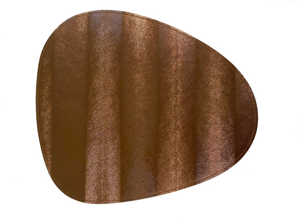 Adalinhome 6'lı Çift Taraflı Deri Amerikan Servisi Runner Bronz-Siyah