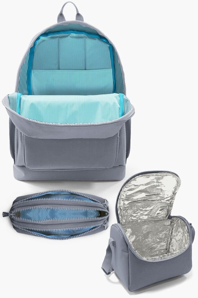 Hayır Kids Pembe Rengarenk Dondurma Desenli 3’lü Okul Çanta Seti SET0123731 Back to School Type 4 B