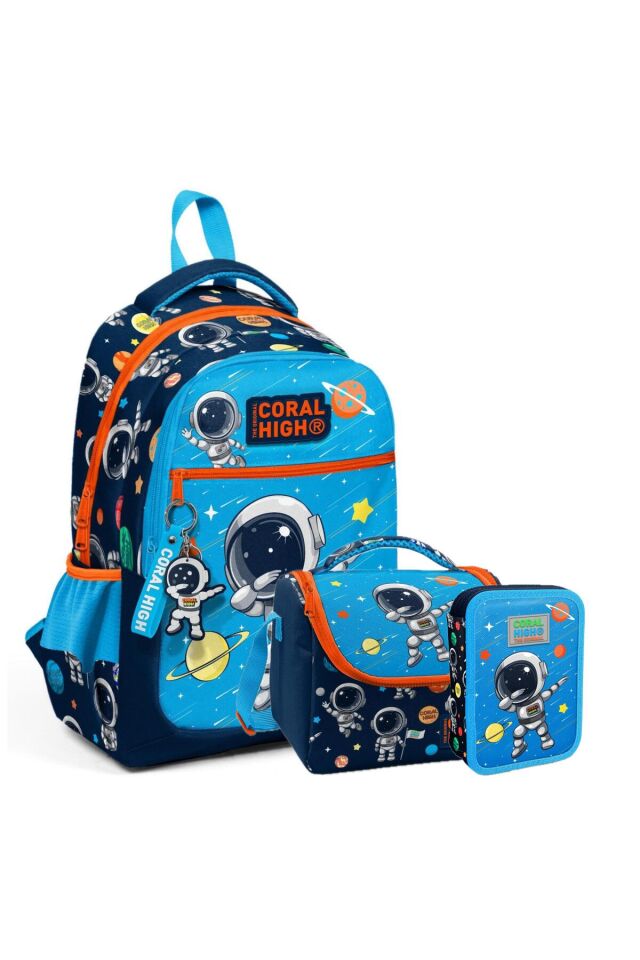 Kids 3'lü Okul Çanta Seti (YENİ) Mavi