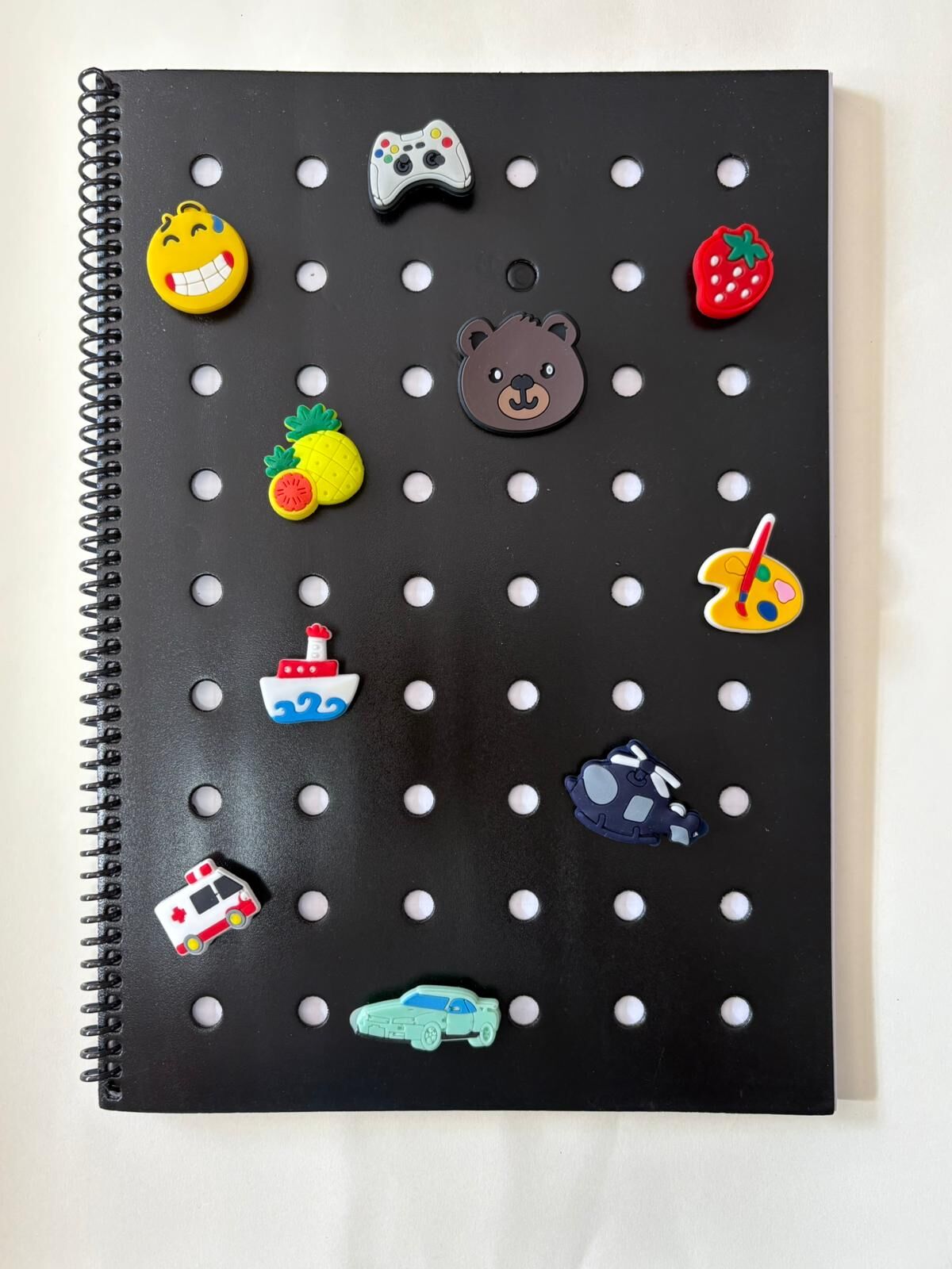 Adalinhome Charm Kapaklı A4 Spiralli Çizgili Defter (80 Yaprak)