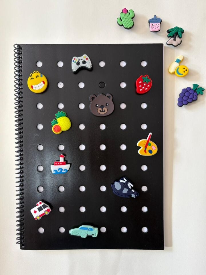 Adalinhome Charm Kapaklı A4 Spiralli Çizgili Defter (80 Yaprak)