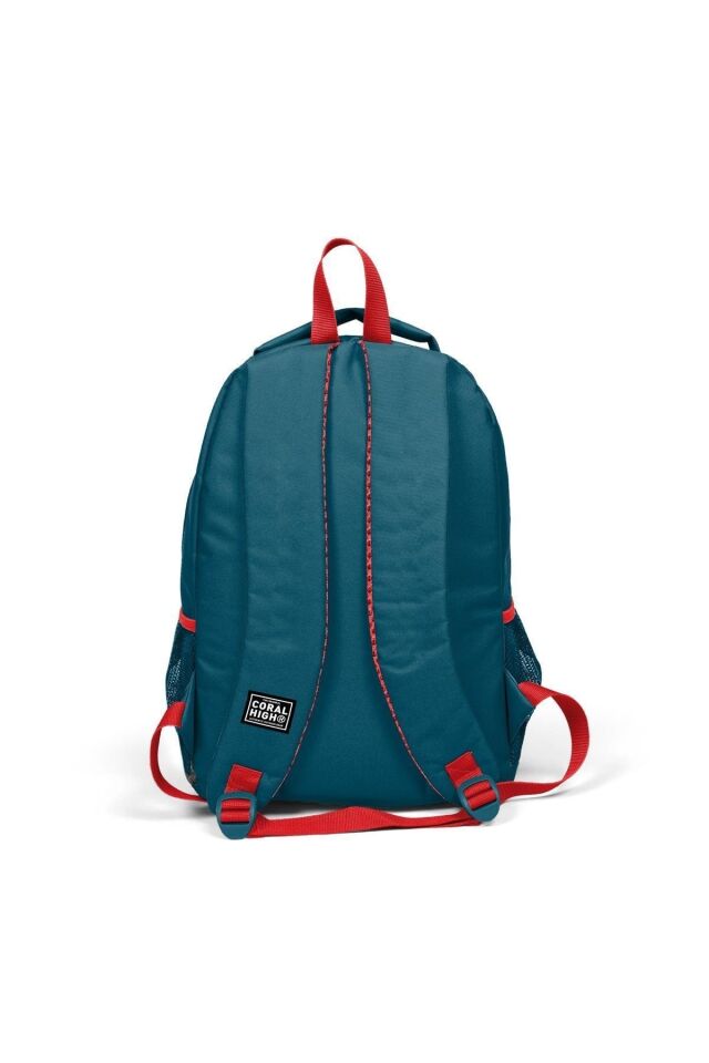 Kids Çivit Kırmızı Astronot Desenli 2'li Okul Çanta Seti SET0214389