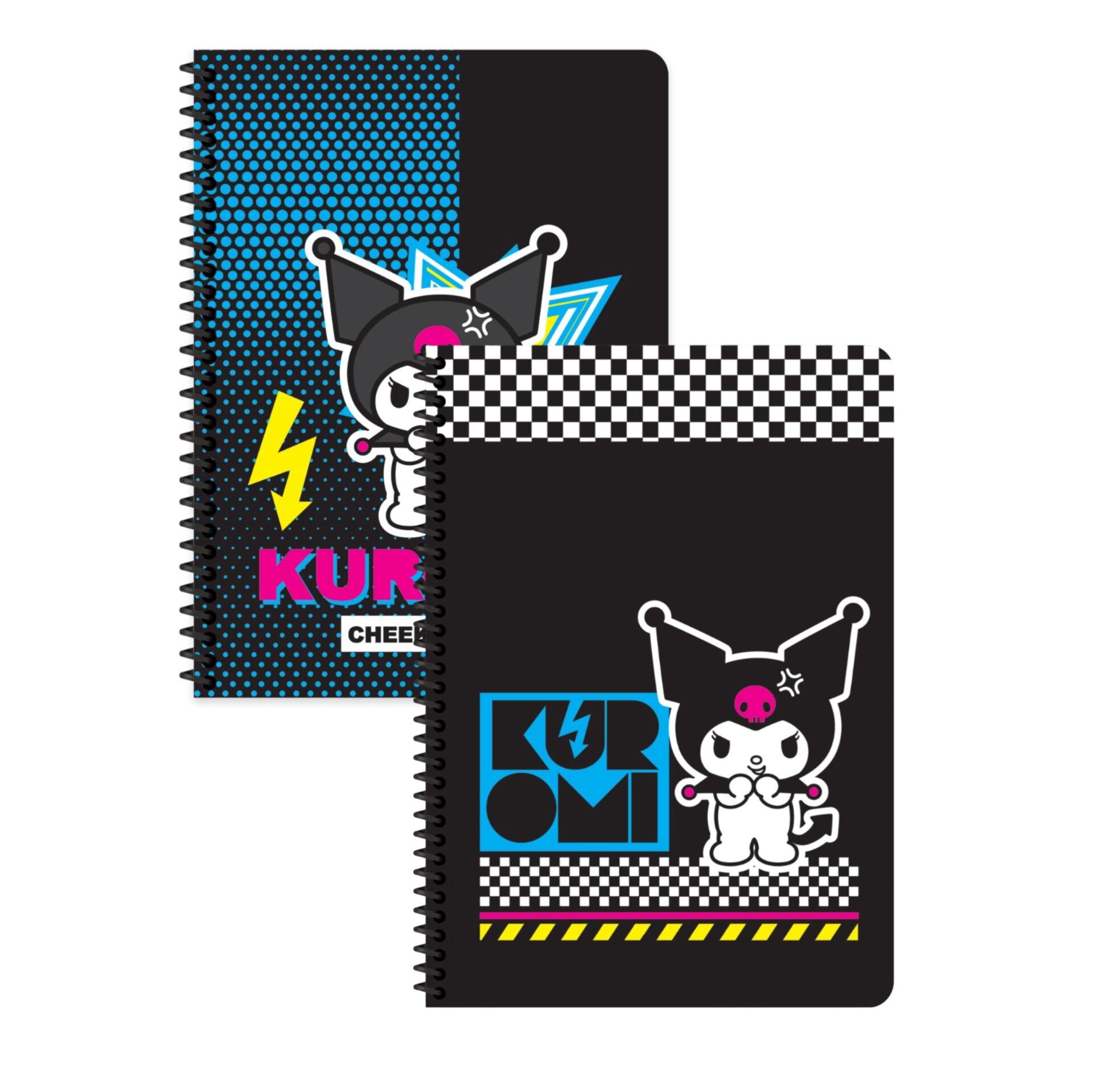 Keskin Color Kuromi Kareli Defter Seti 2 Adet | 16,5 x 22,5 cm | Spiralli – 80 Yaprak